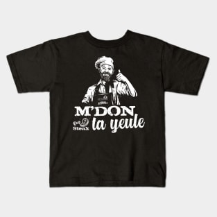 Le tout nouveau t-shirt DEEP STEAK - M'DON TA YEULE ! Kids T-Shirt